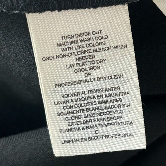 RACHEL Rachel Roy Black Floral Sleeveless Mixed Media Short Sleeve Top - Picture 5 of 10